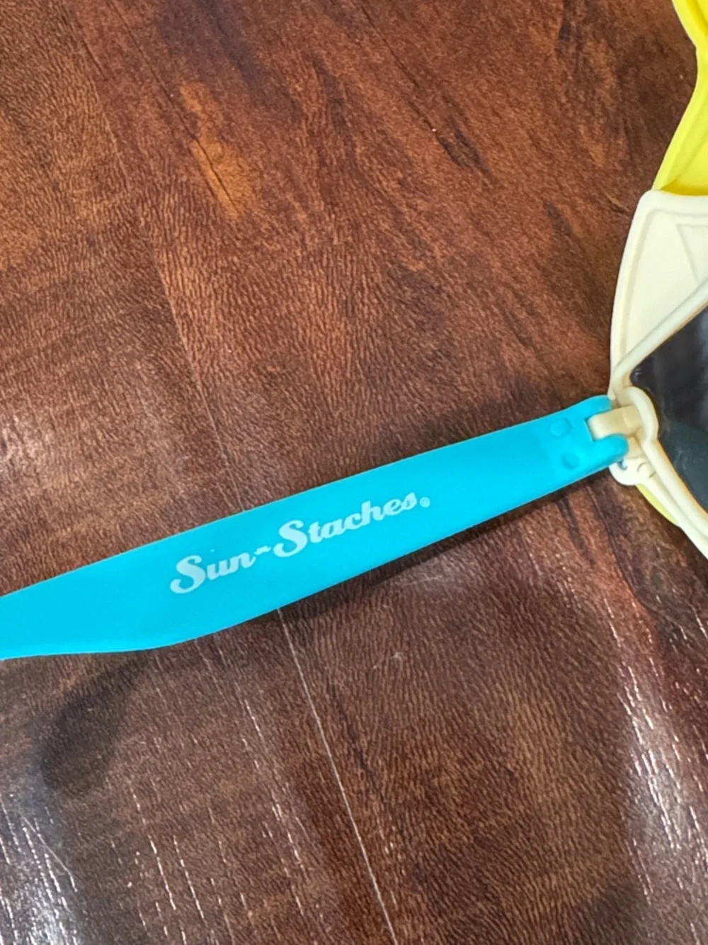 Kids Yellow Character Sunglasses with Blue Accents